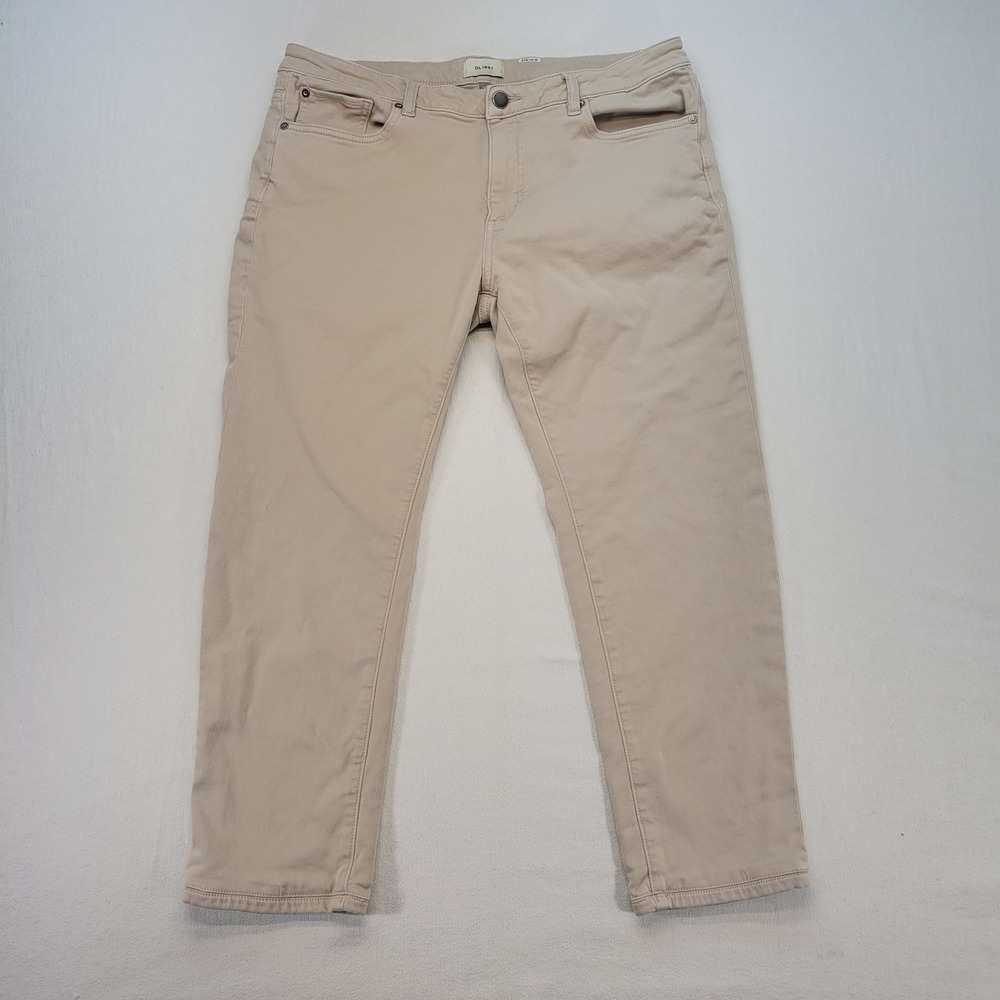 DL1961 Nick Slim Pants Mens 36x27* Tan Khaki Stretch Chino